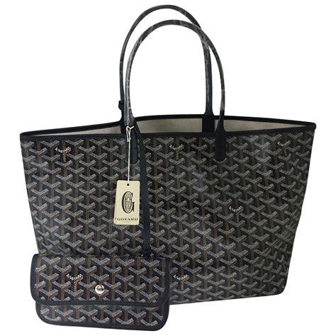 goyard black tote inside|Goyard saint louis tote price.